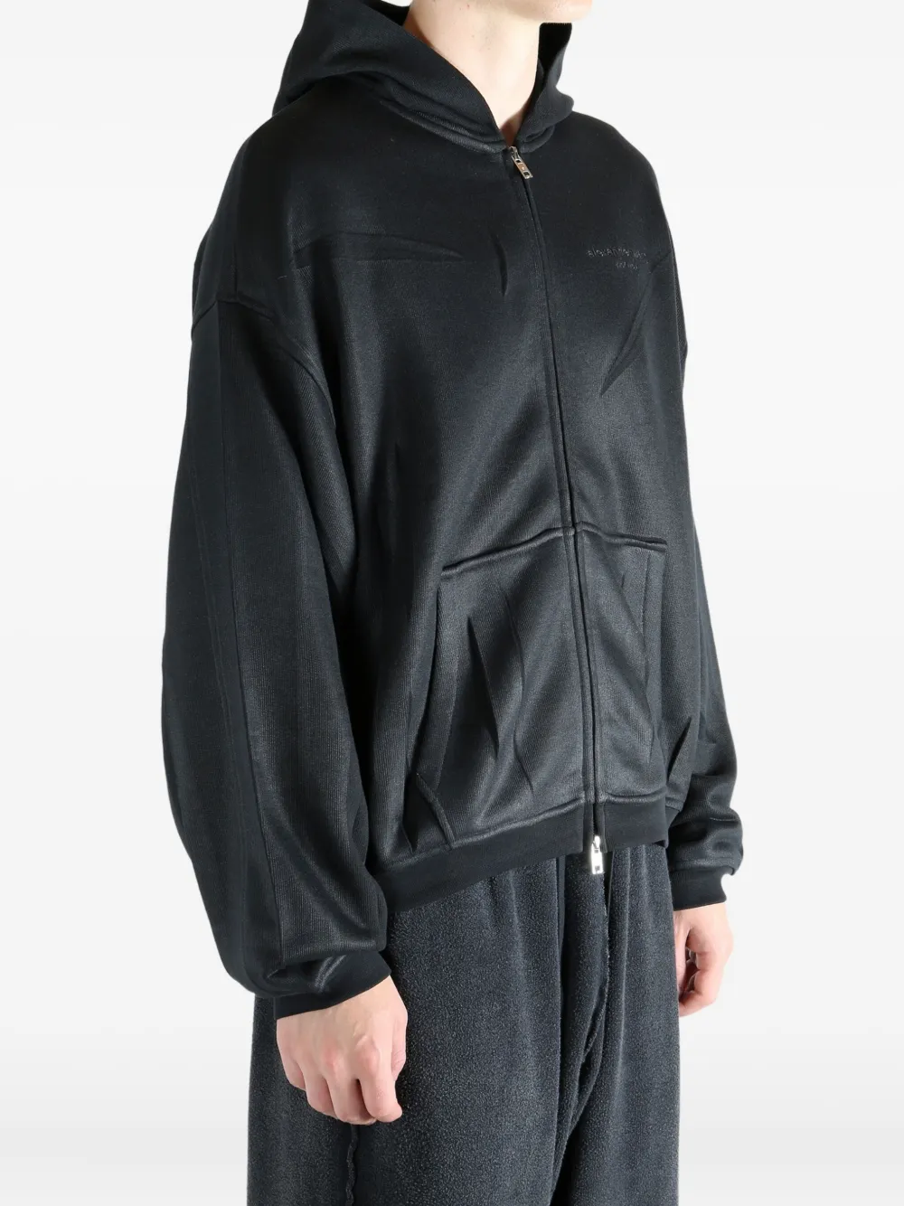 Alexander Wang hoodie met rits Zwart