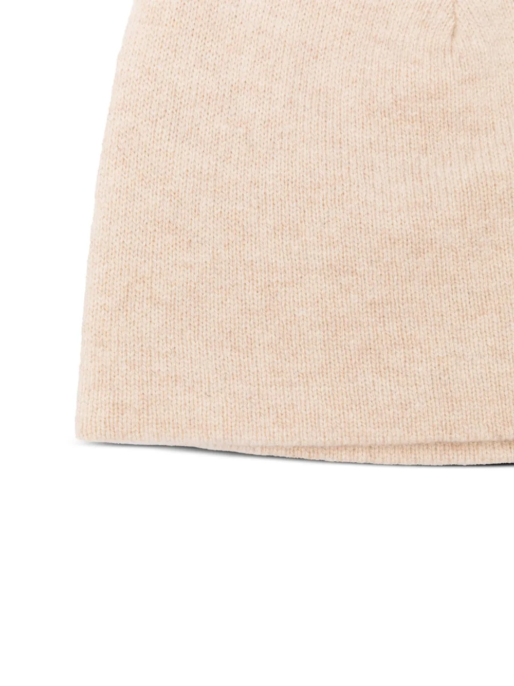 Aspesi Virgin Wool Blend Beanie Hat In Pink