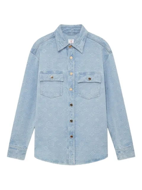 Casablanca monogram-embroidered shirt