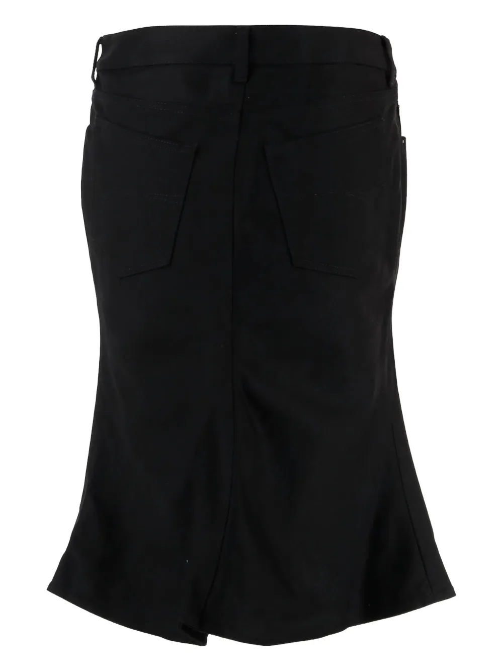 Balenciaga Godet denim rok - Zwart