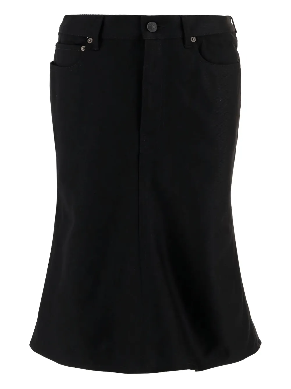 Balenciaga ゴデット デニムスカート - ブラック Balenciaga ゴデット デニムスカート - ブラック