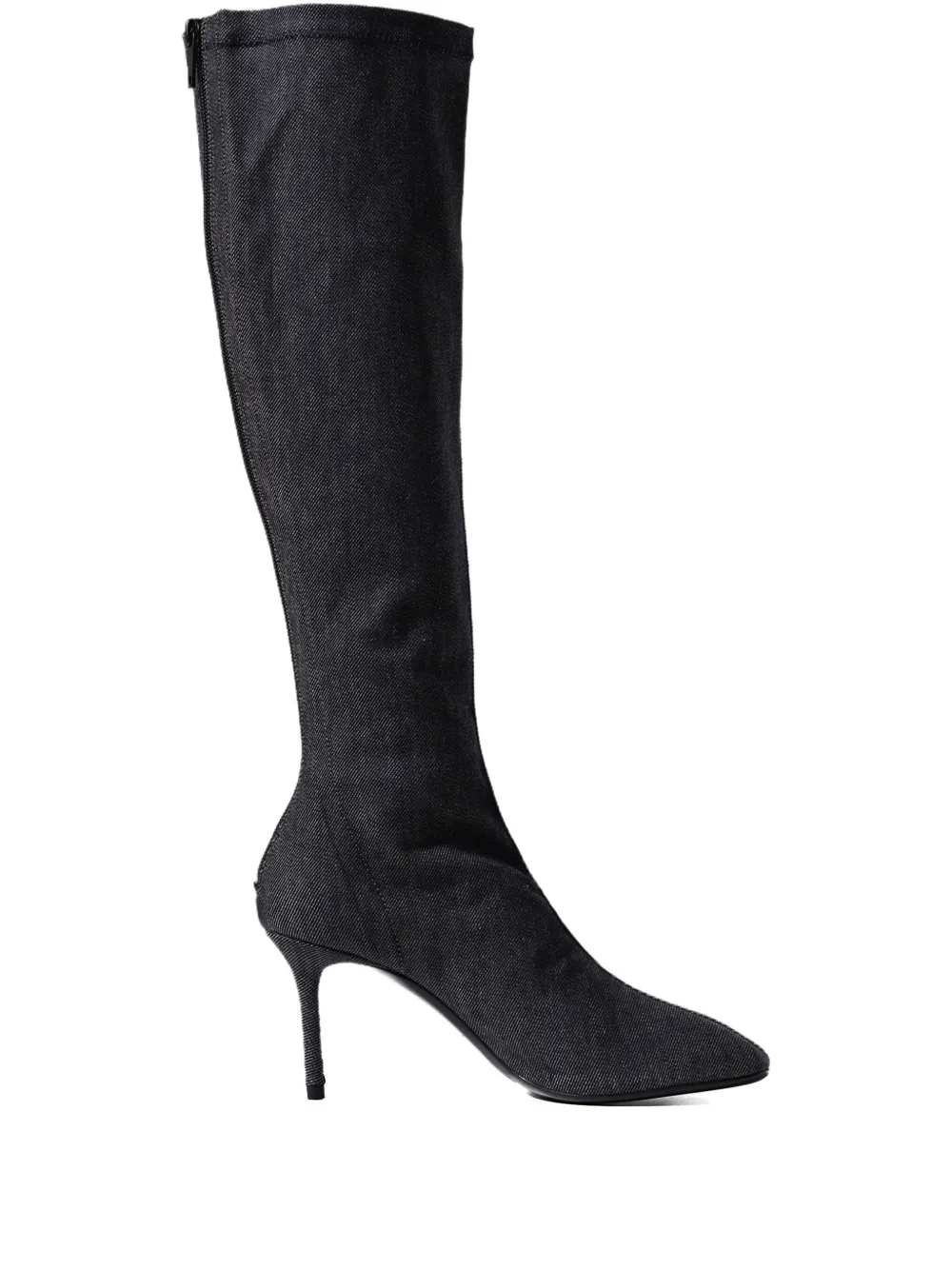 Courrèges Stivali a punta 75mm - Nero