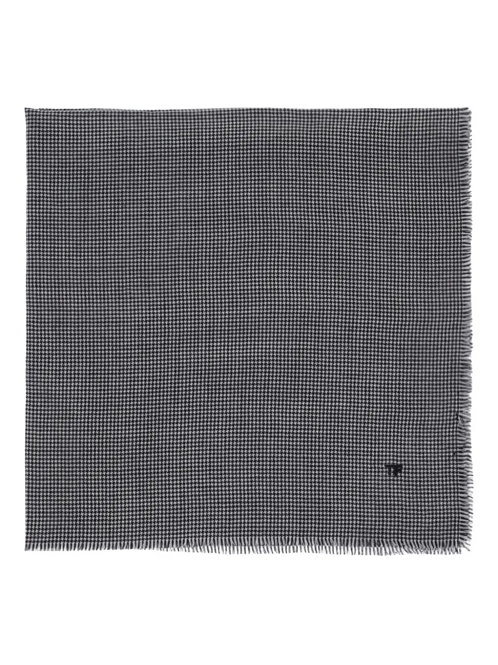TOM FORD houndstooth wool scarf | Black | Image 1