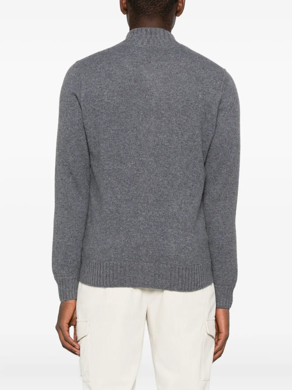 Gran Sasso Button-pockets Cardigan In Gray