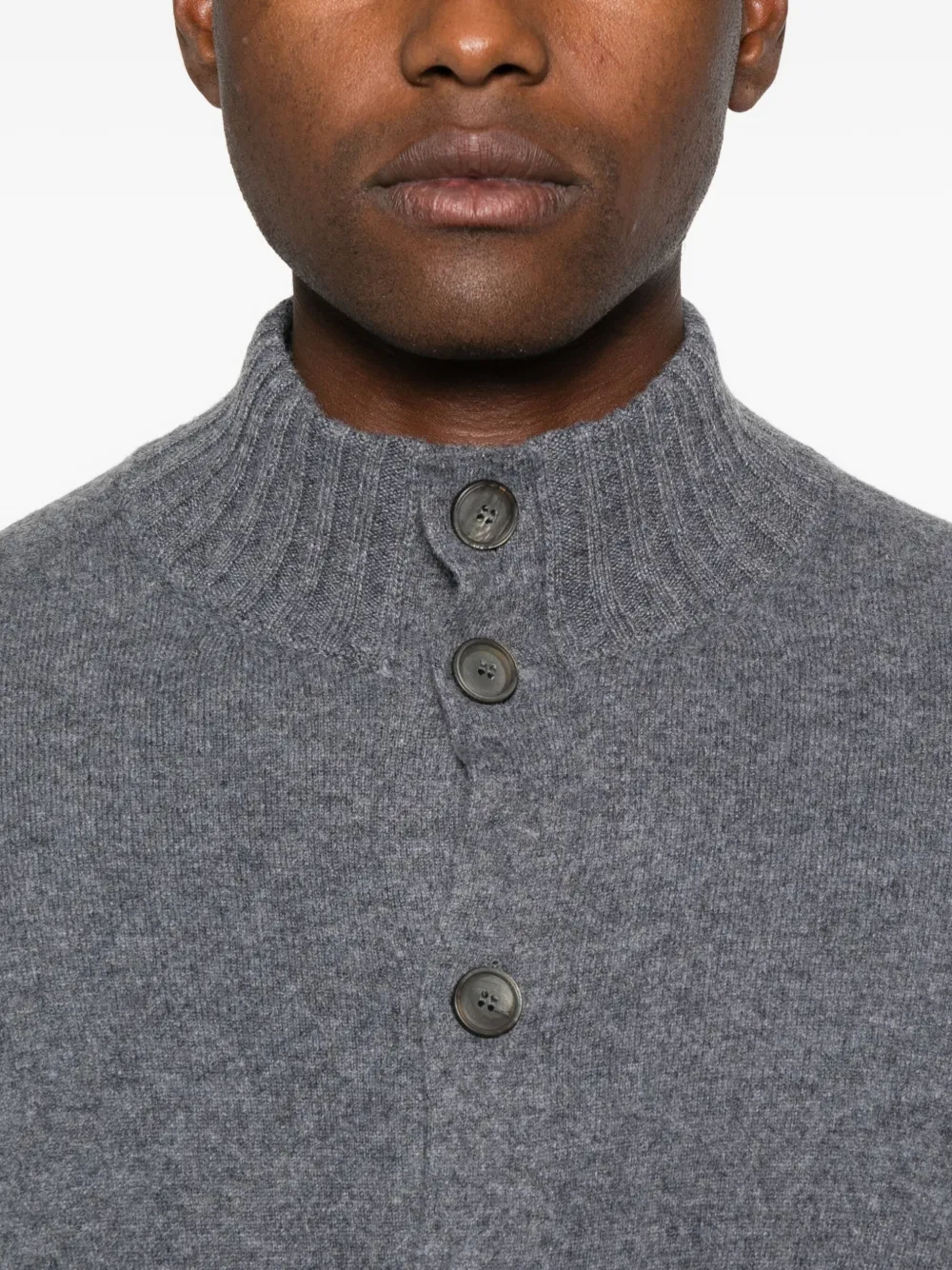 Gran Sasso Button-pockets Cardigan In Gray