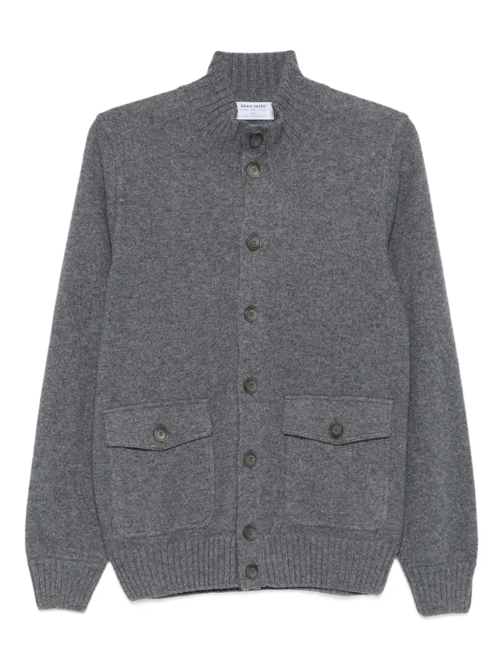 Gran Sasso button-pockets cardigan | Grey | Image 1