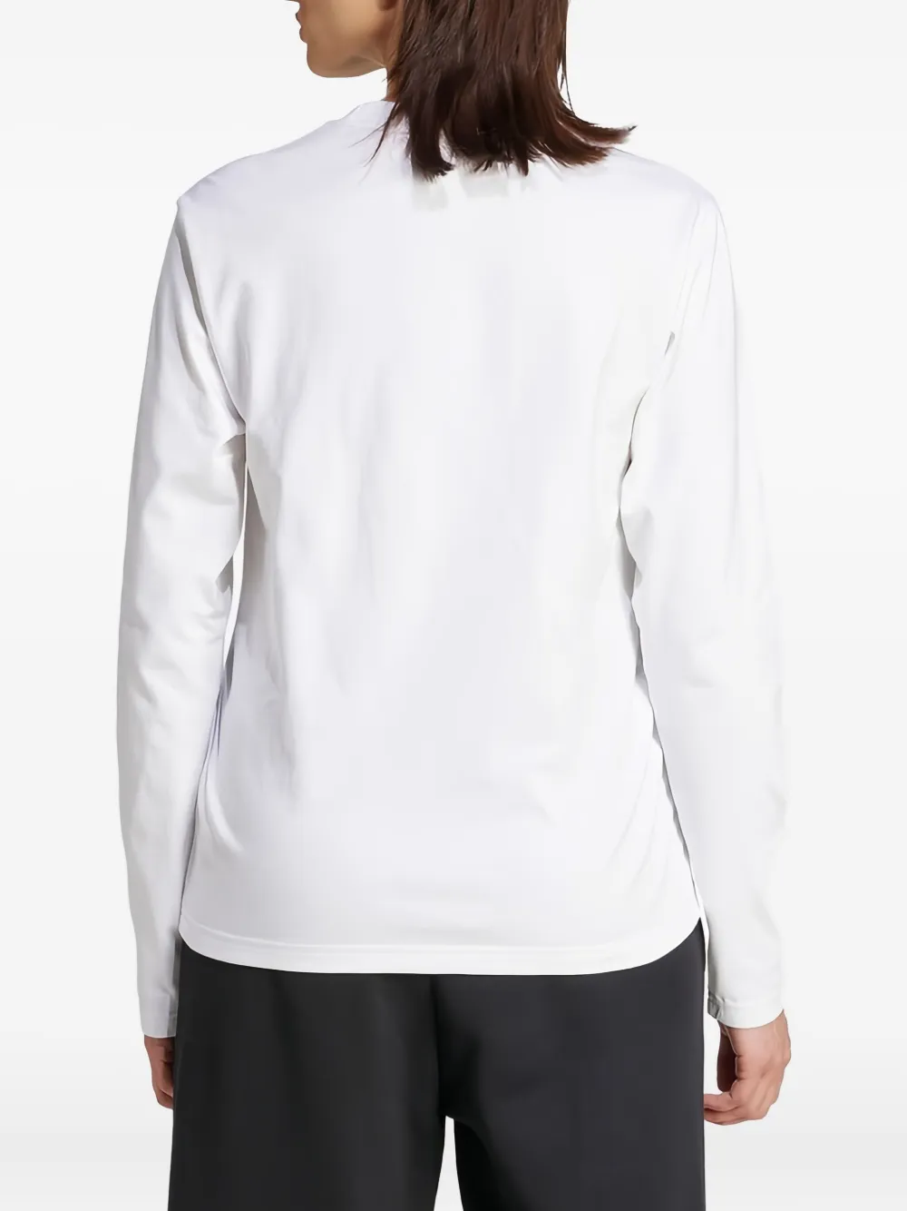 Adidas Originals Long-sleeved Essentials T-shirt In White