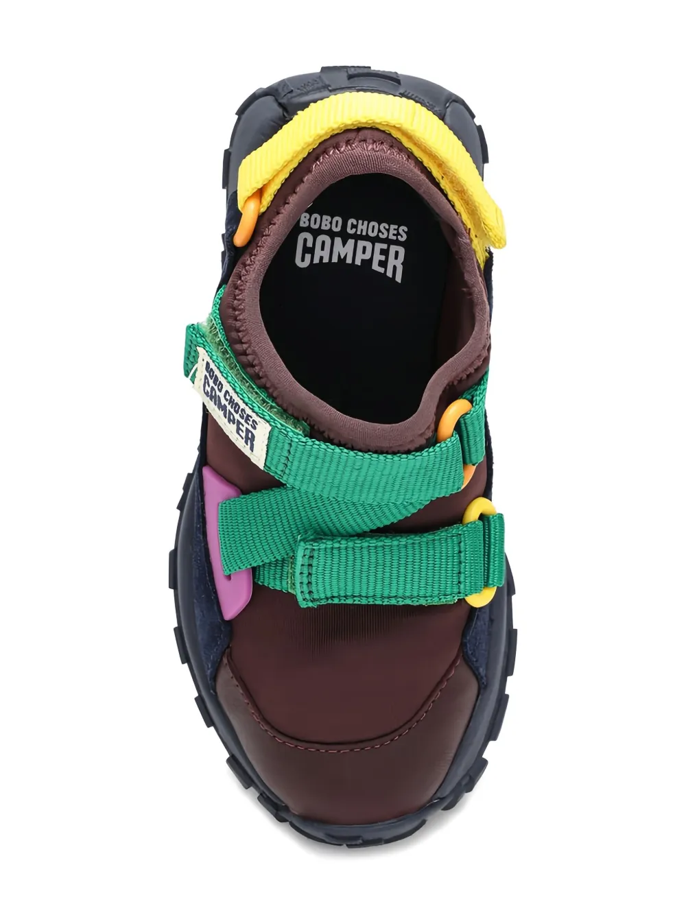 Bobo Choses x Camper sneakers met bandje Bruin