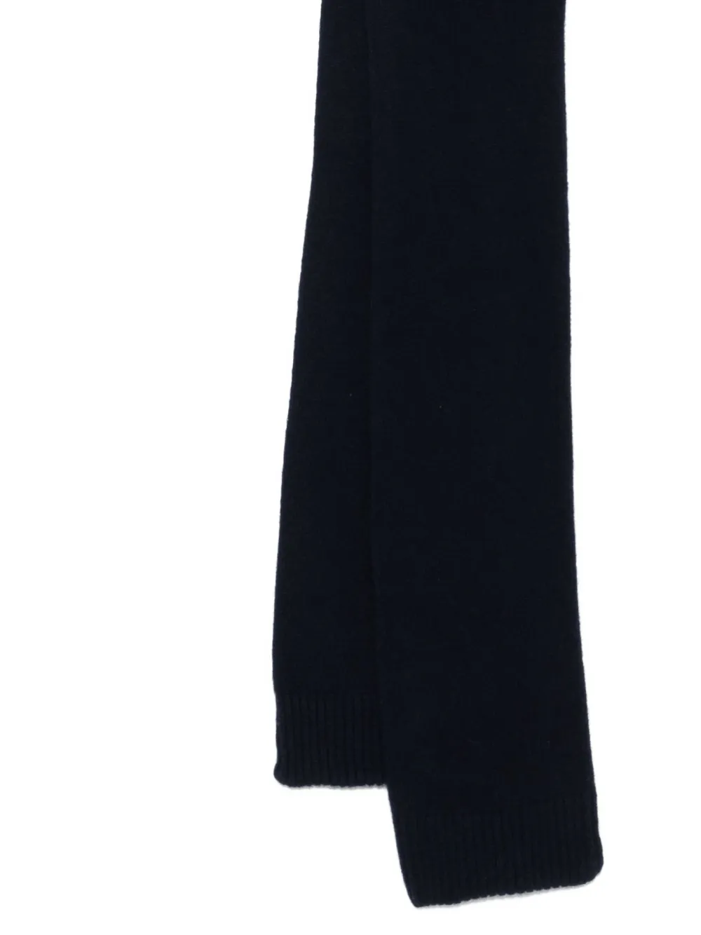 Aspesi Wool-blend Scarf In Black