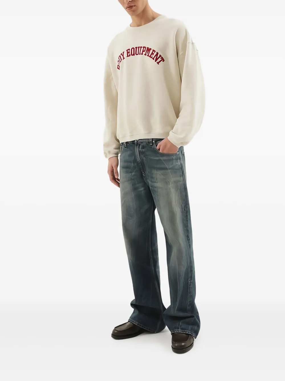 1989 STUDIO Sweater met ronde hals - Beige