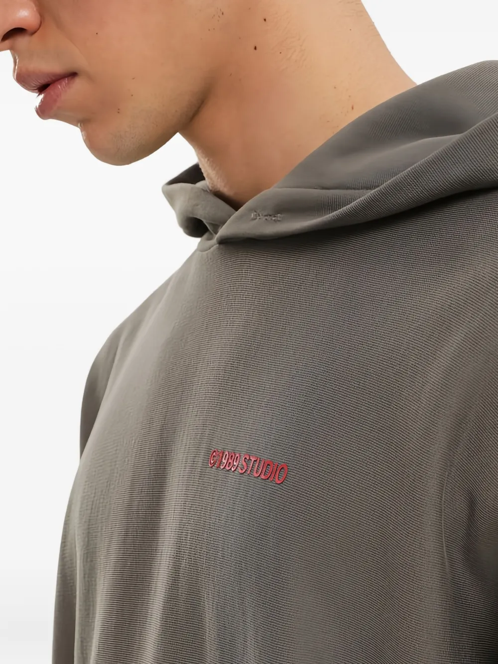 1989 STUDIO "The Party Is Over" hoodie met print Grijs