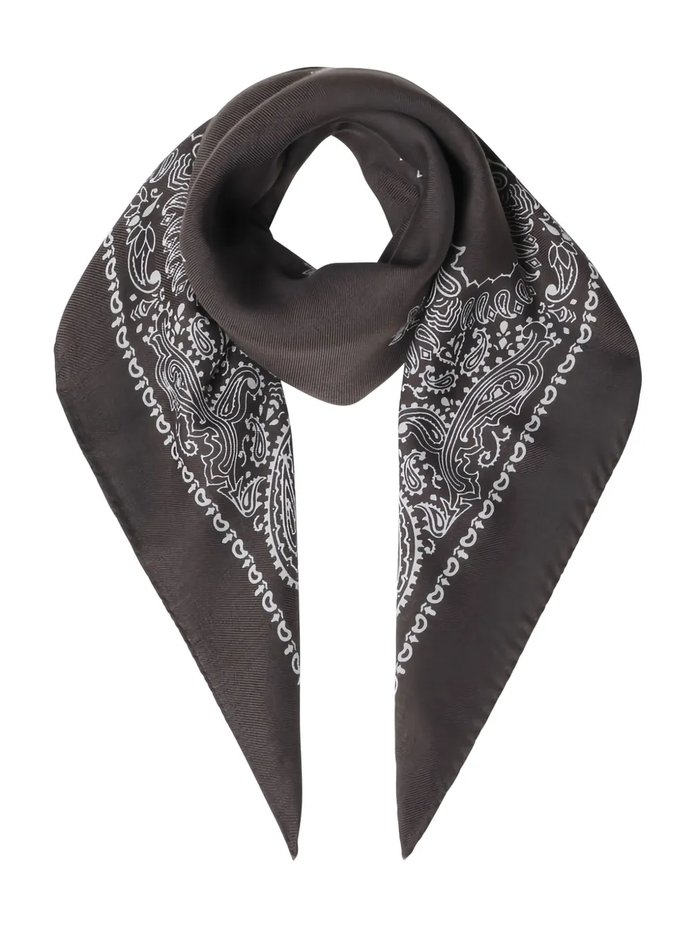 Destin paisley print scarf - Zwart