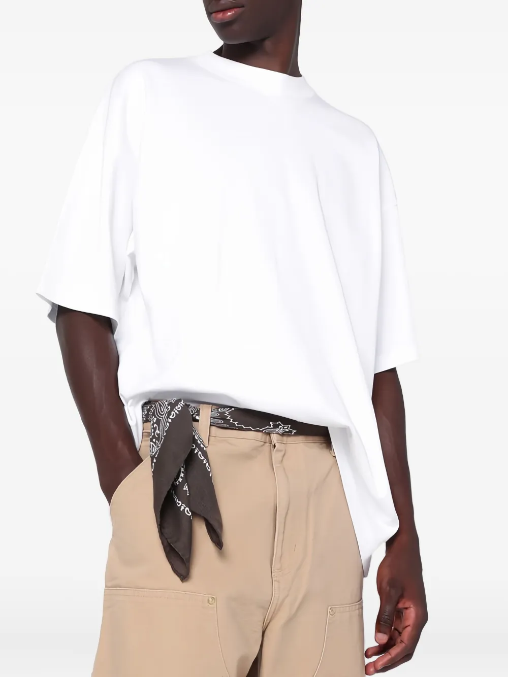 Destin Sjaal met paisley-print Zwart