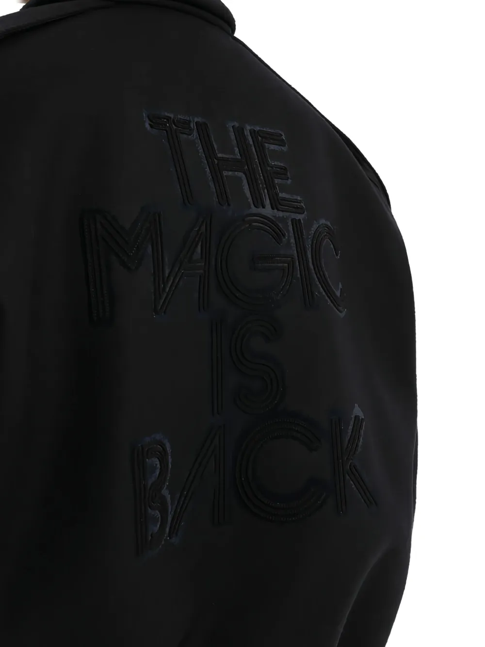 1989 STUDIO Magic bomberjack met borduurwerk Blauw