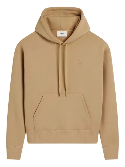 AMI Paris hoodie de algodón con detalle del logo
