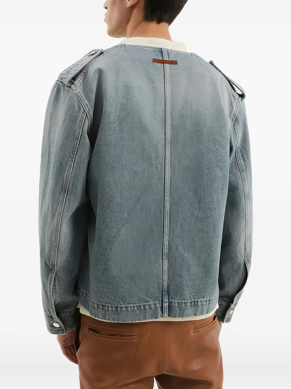  1989 Studio Buttoned Patchwork Jacket - Blue 