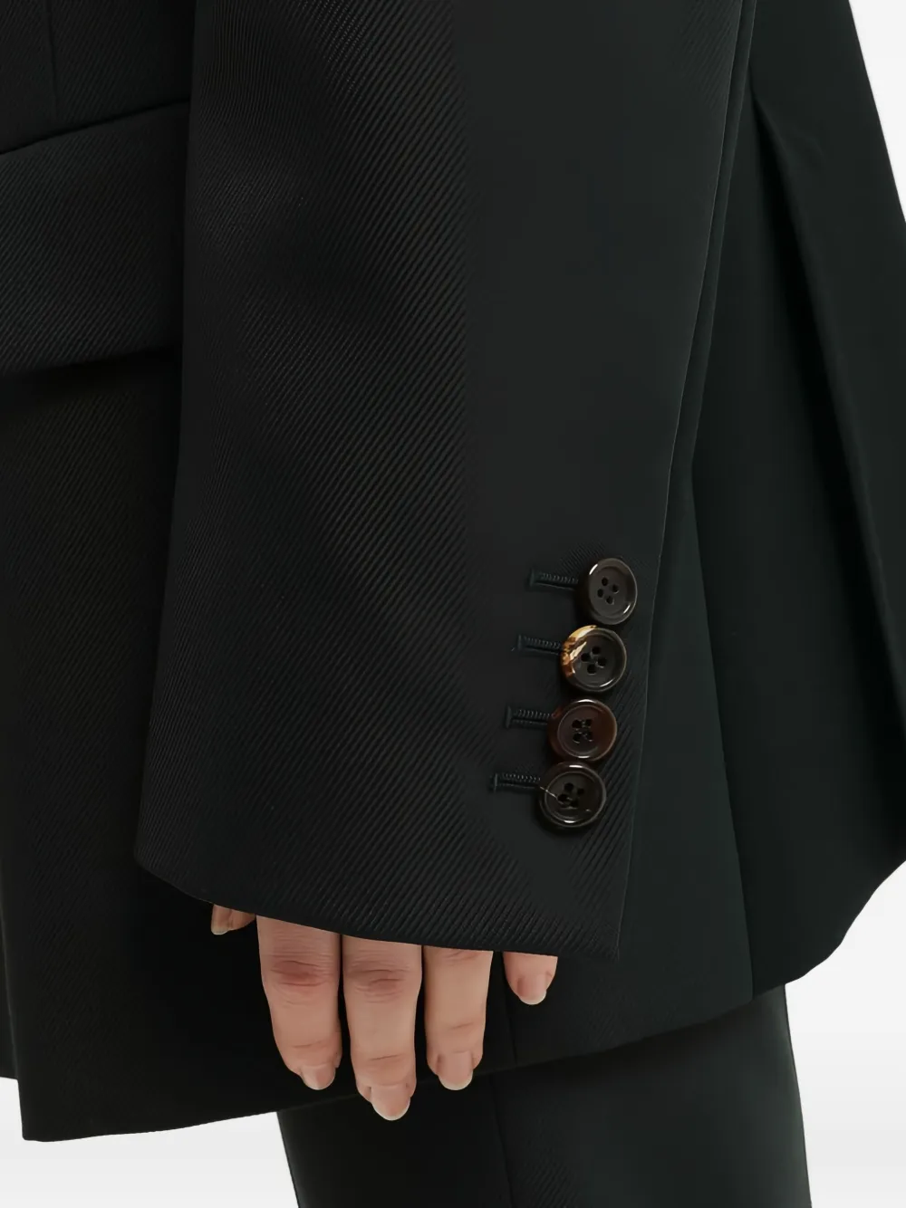 1989 STUDIO Blazer met dubbele rij knopen Zwart