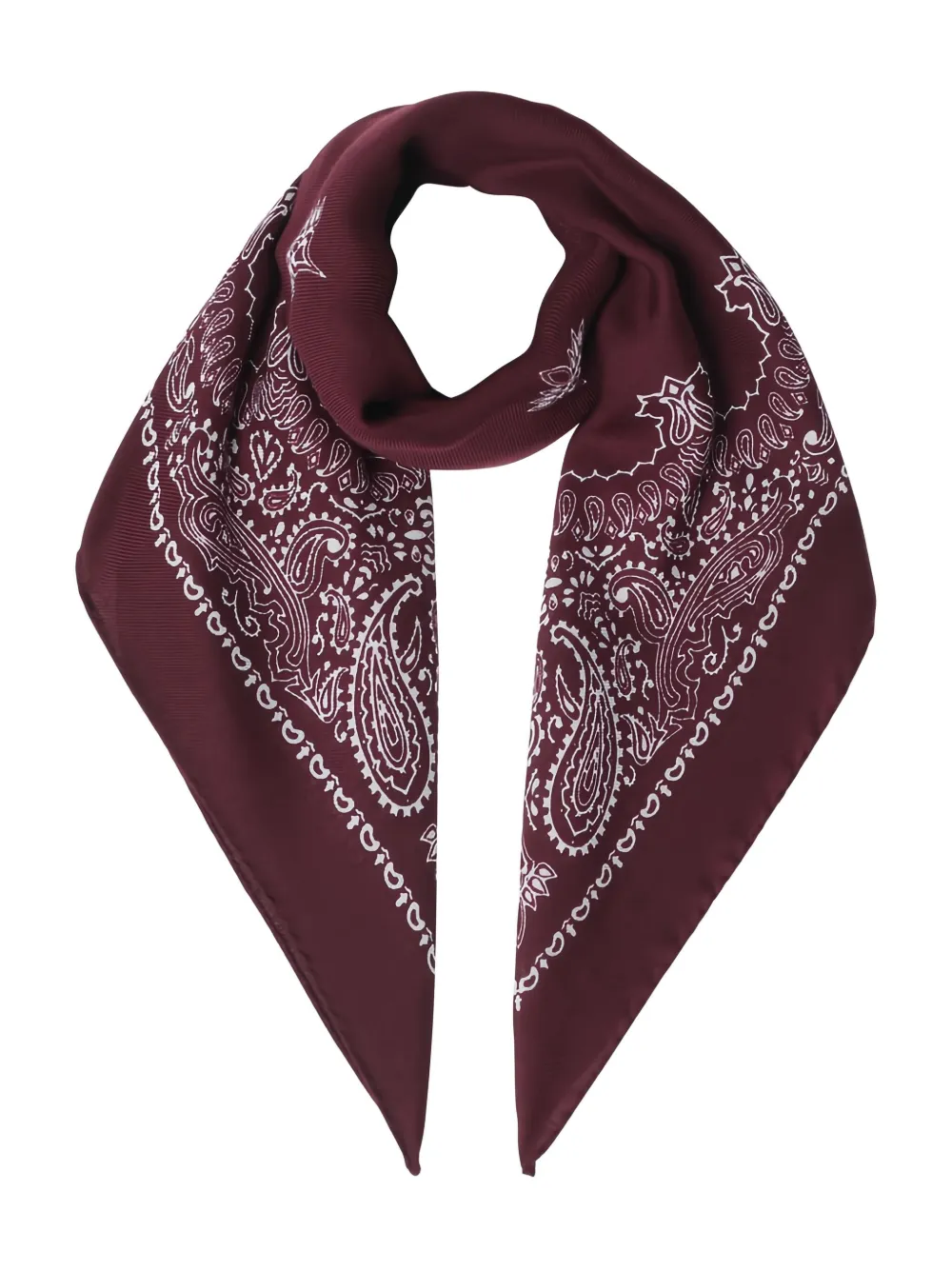 Destin Sjaal met paisley-print - Rood