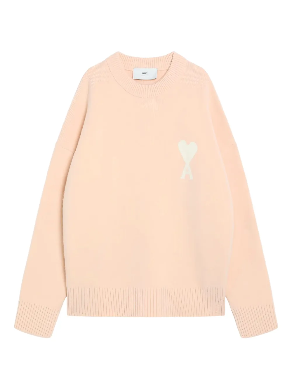 AMI Paris Ami de Coeur sweater | Pink | Image 1