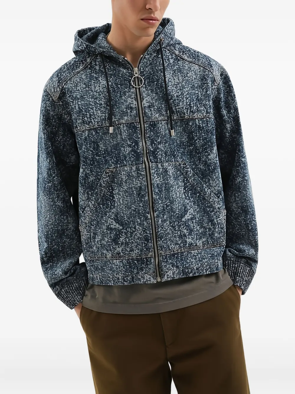 1989 STUDIO hooded zip jacket | Blue | Image 1