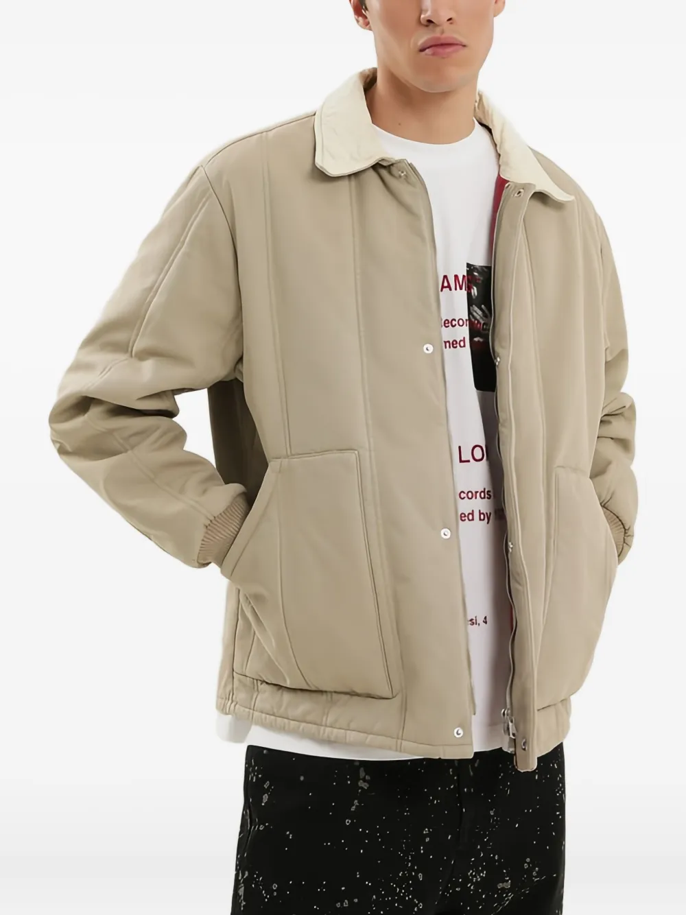 1989 STUDIO Gewatteerd jack Beige