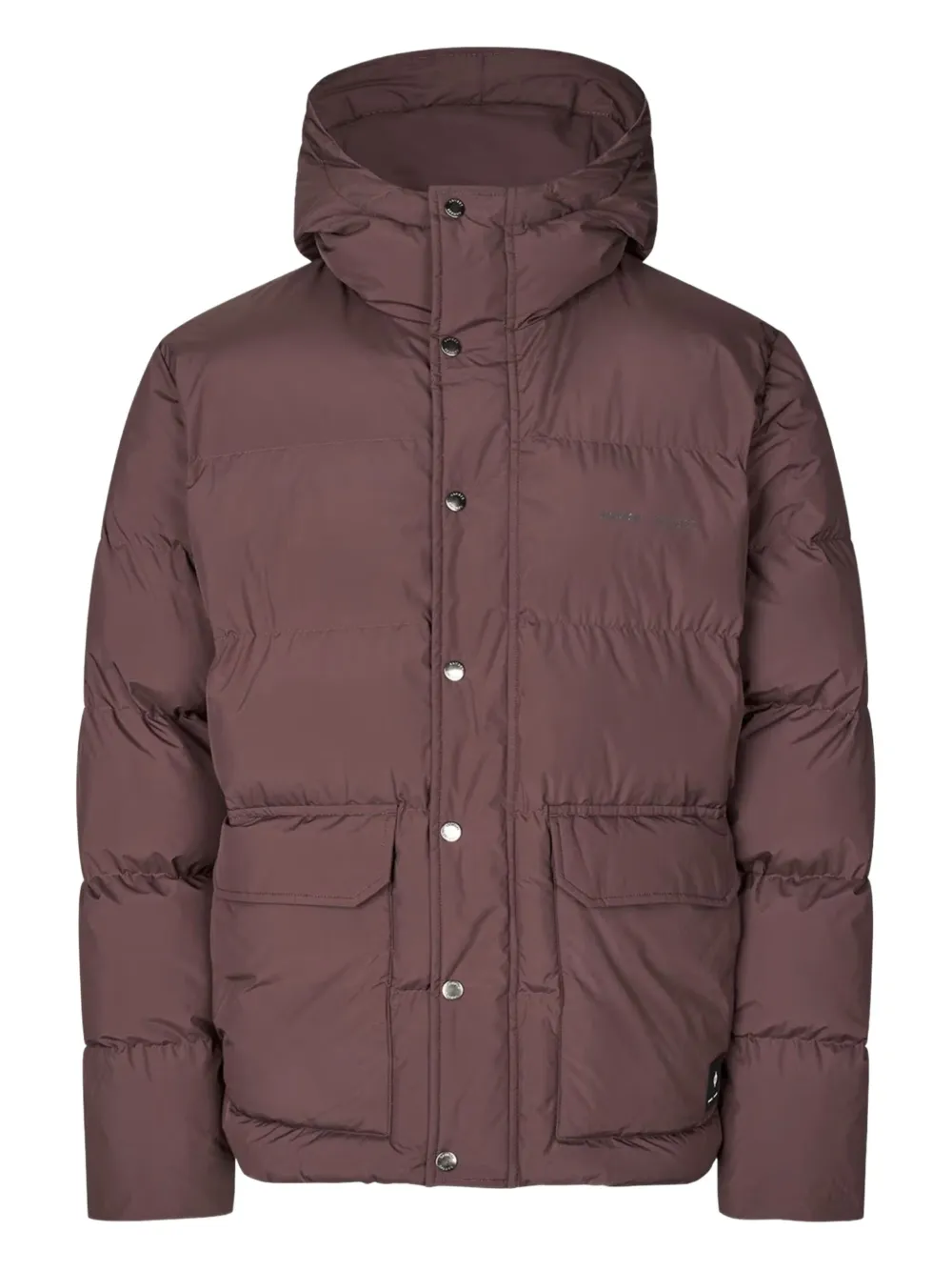 SAMSOE SAMSOE hooded puffer jacket | Brown | Image 1