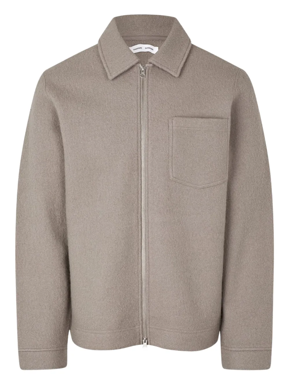 SAMSOE SAMSOE Hannes zip pocket jacket | Neutrals | Image 1