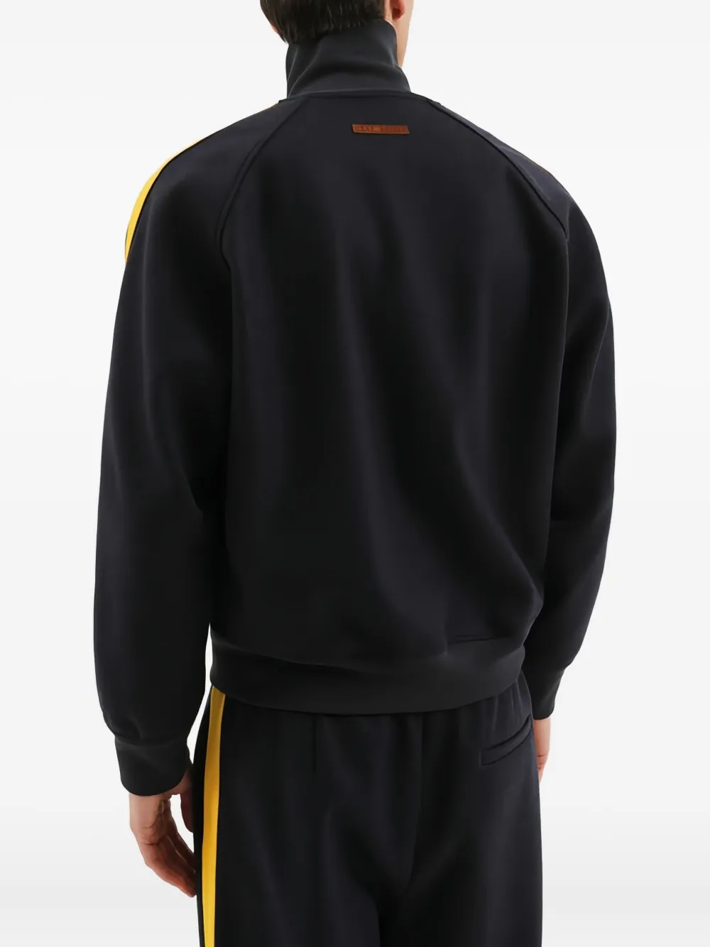 Stripe-Detail Zip-Up Jacket