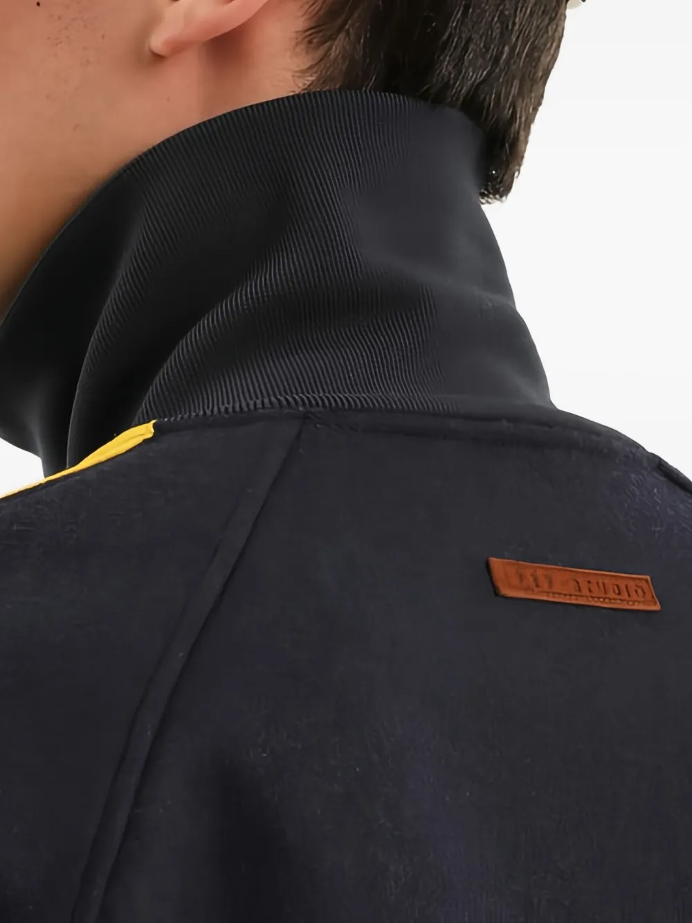 Stripe-Detail Zip-Up Jacket