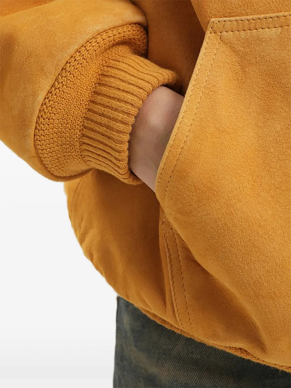 1989 Studio Hooded Zip-up Jacket In Yellow