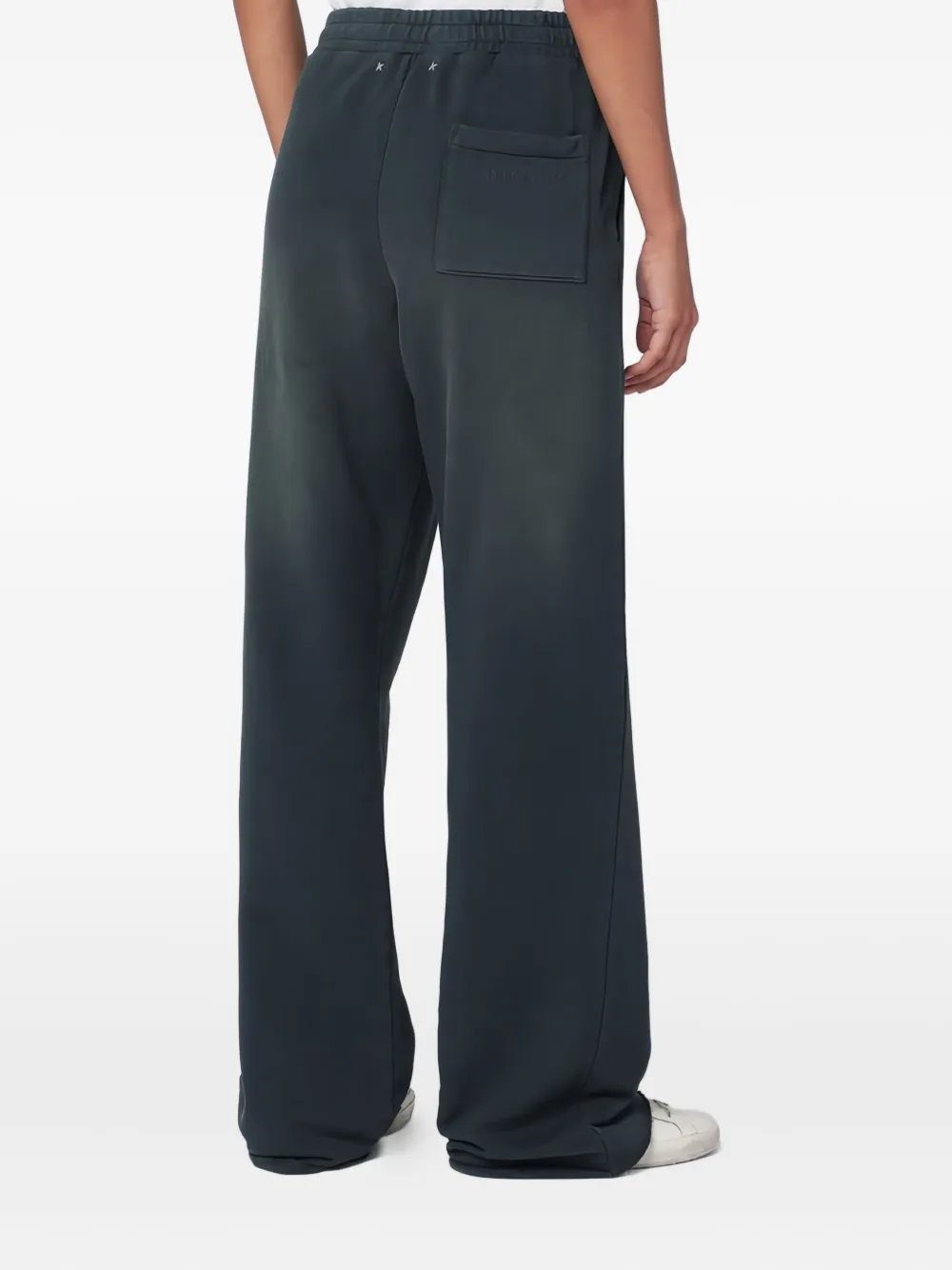 Golden Goose Star Track Pants In Black