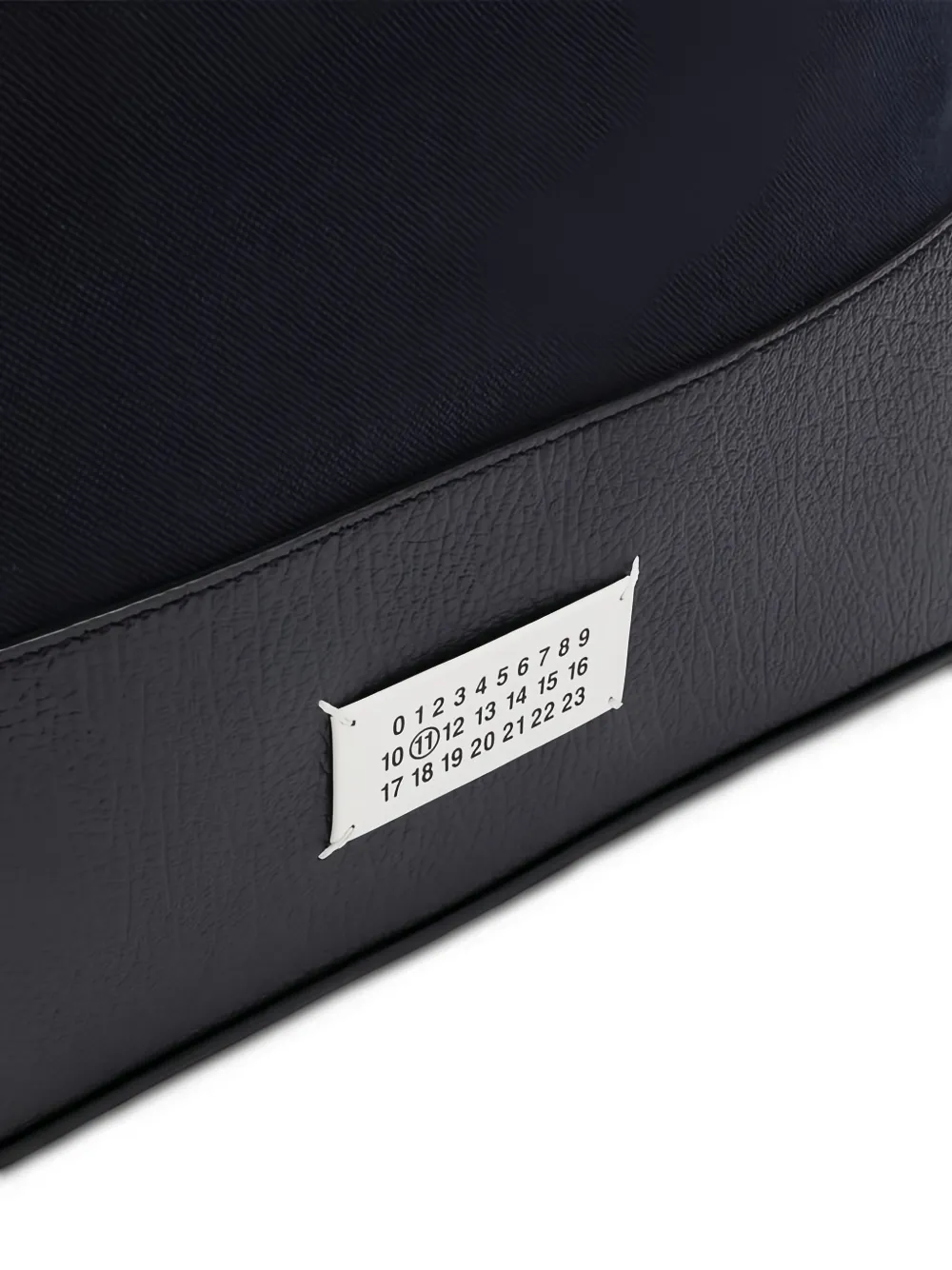 Maison Margiela Messengertas met logoplakkaat Blauw