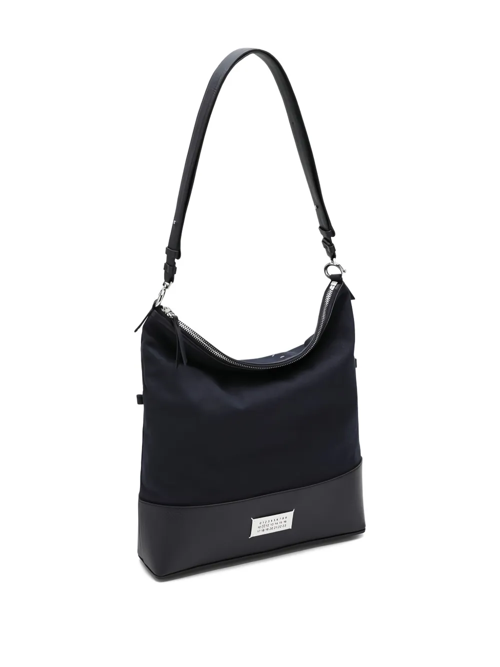 Maison Margiela Messengertas met logoplakkaat Blauw