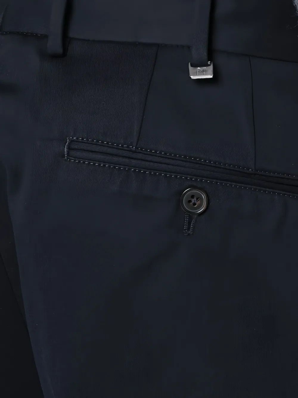 Pt Torino Side-pocket Trousers In Blue