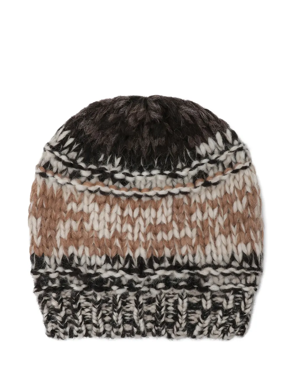 Roberto Collina Grofgebreide muts Bruin