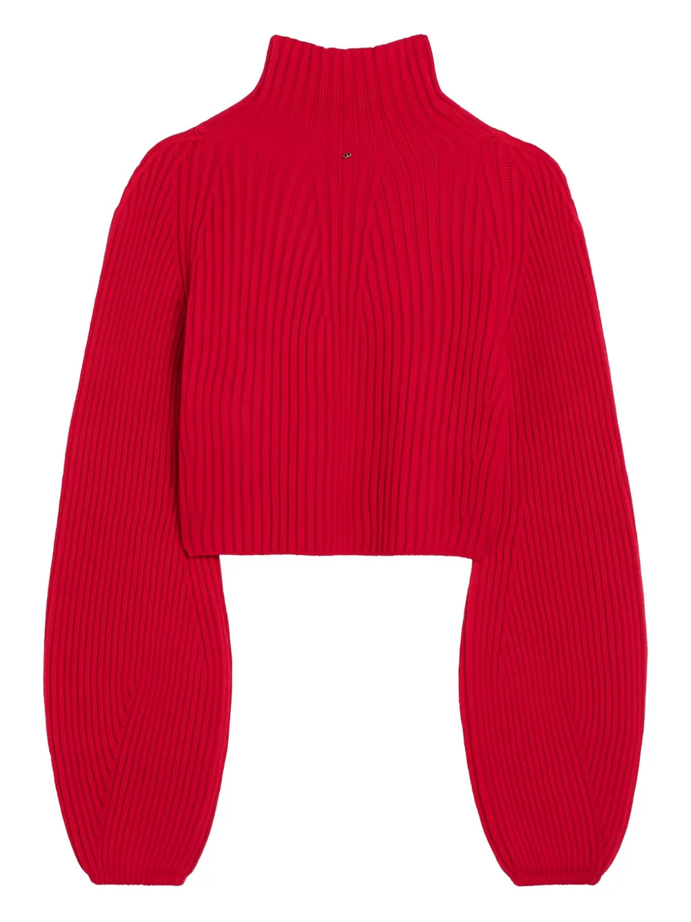 Sportmax Marmo geribbelde coltrui Rood