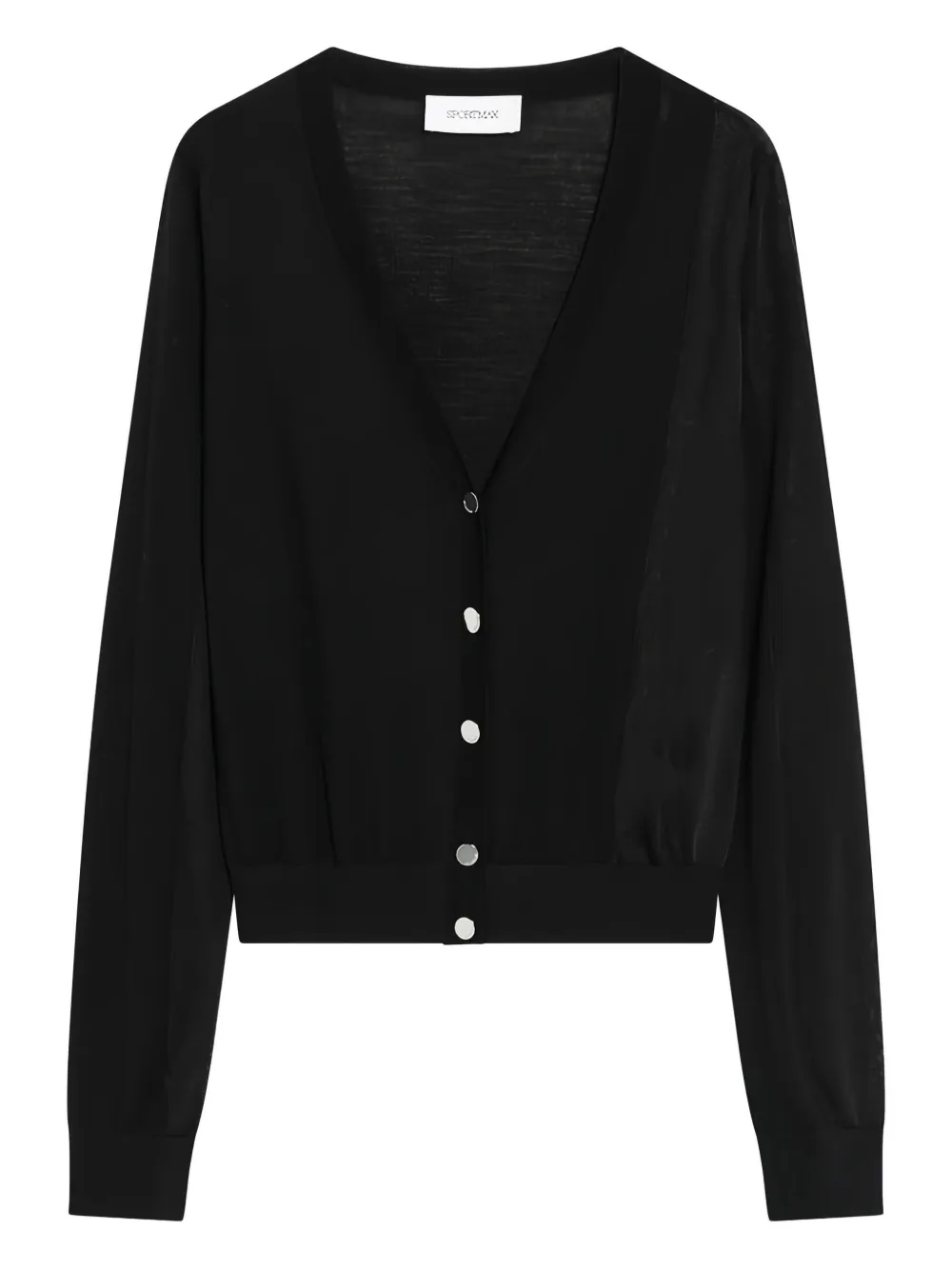 Sportmax Cardigan con bottoni - Nero
