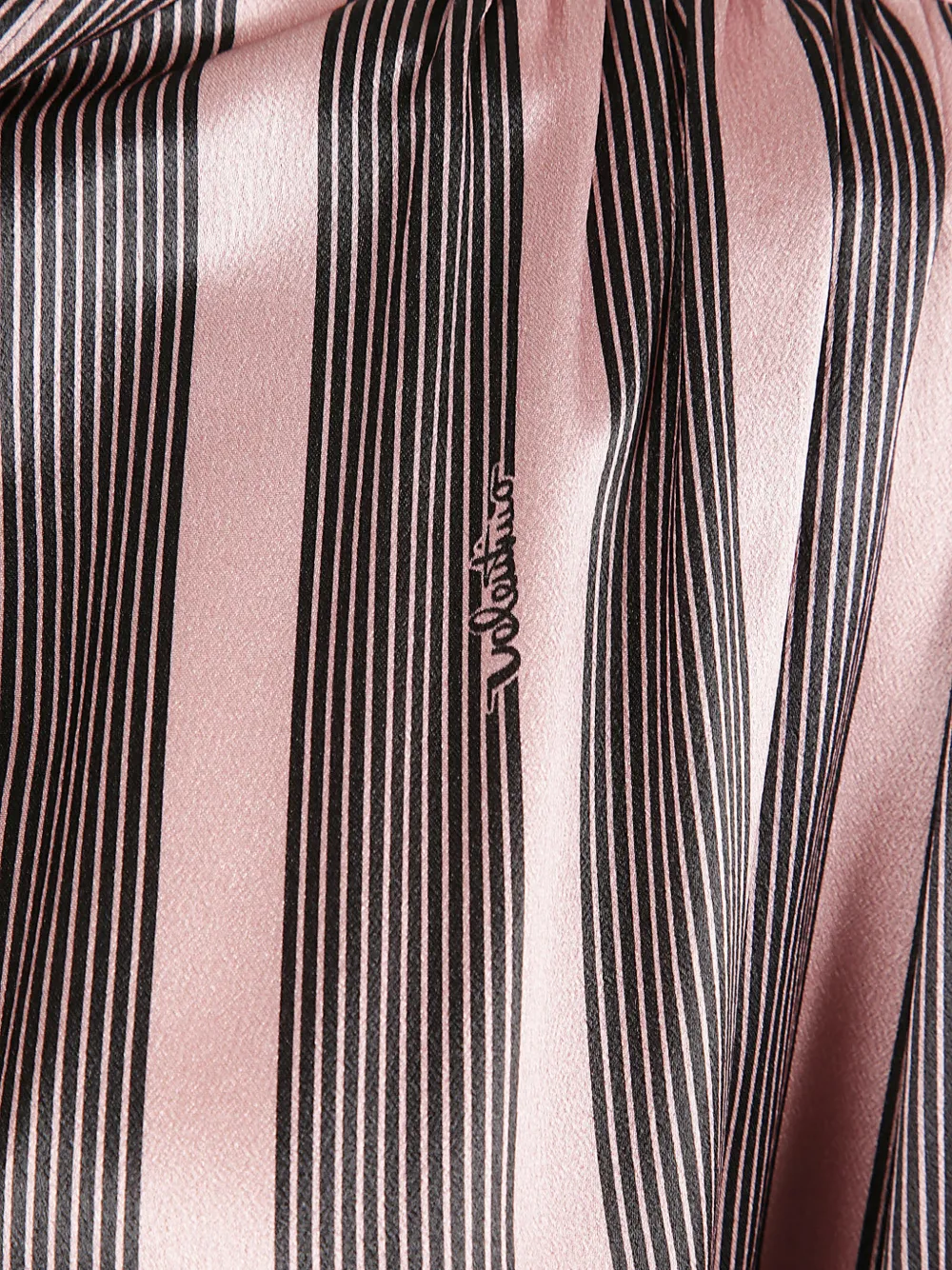 Valentino Garavani Gestreept blouse Zwart