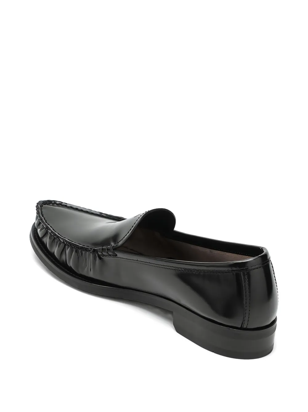 Prada May Issue loafers met ruches Zwart