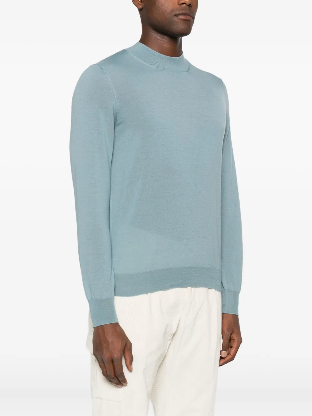 Gran Sasso Crew-neck Sweater In Blue