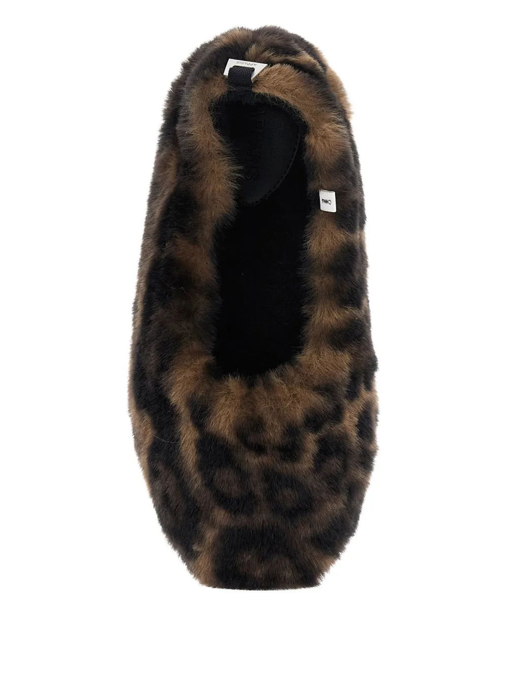 Apparis Animal-print Ballet Flats In Brown