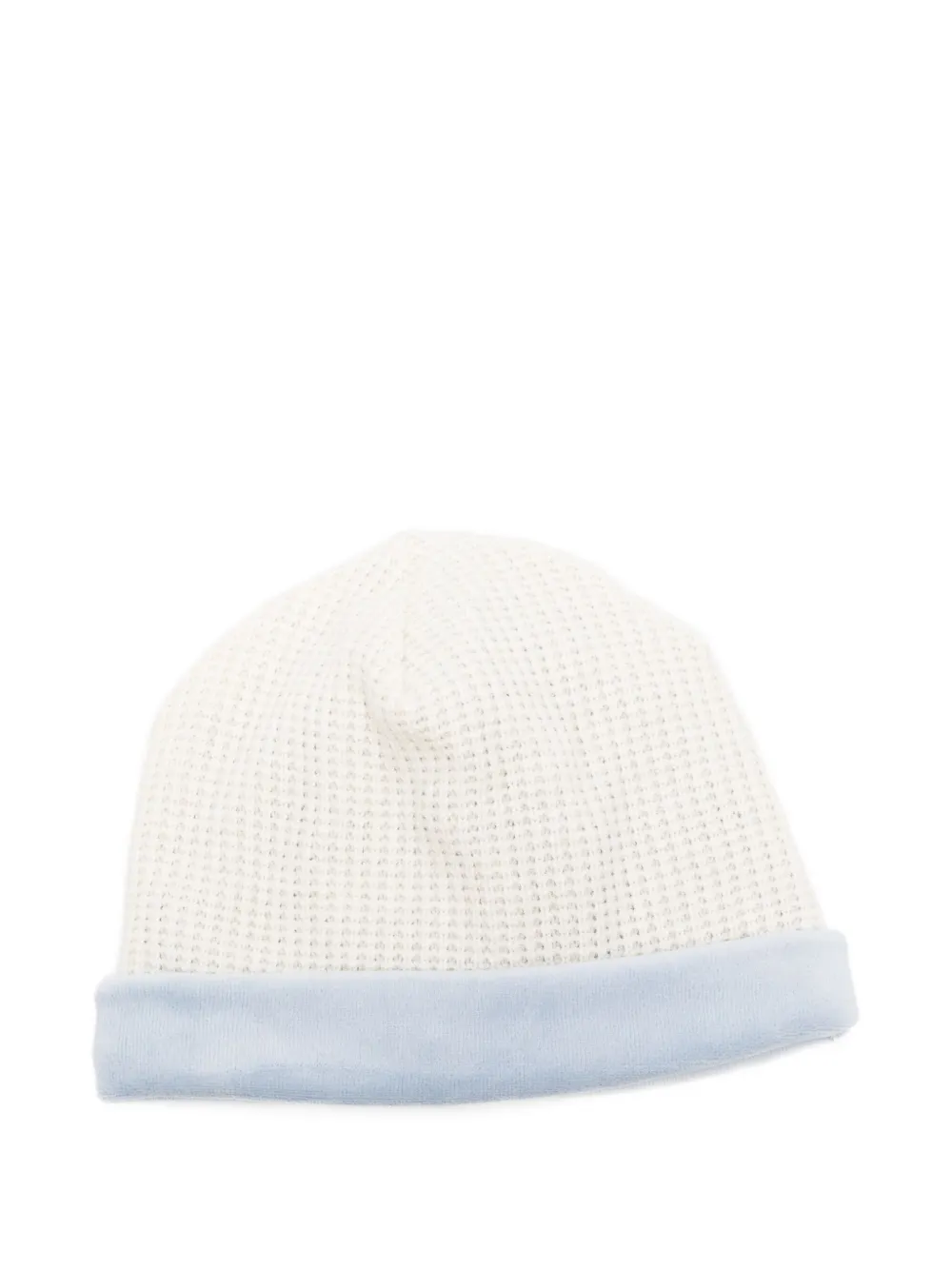 La Stupenderia waffle-knit beanie - Bianco