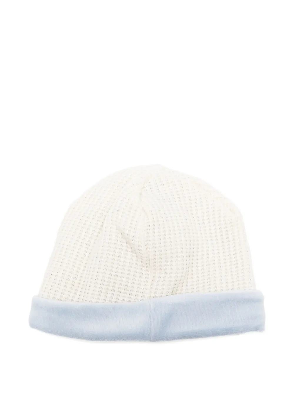 La Stupenderia waffle-knit beanie - Wit