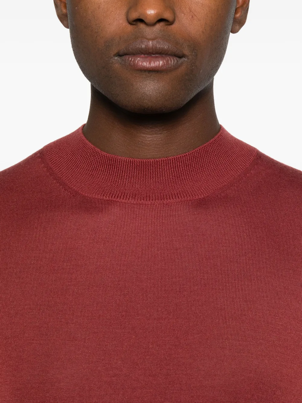 Gran Sasso Crew-neck Sweater In Red