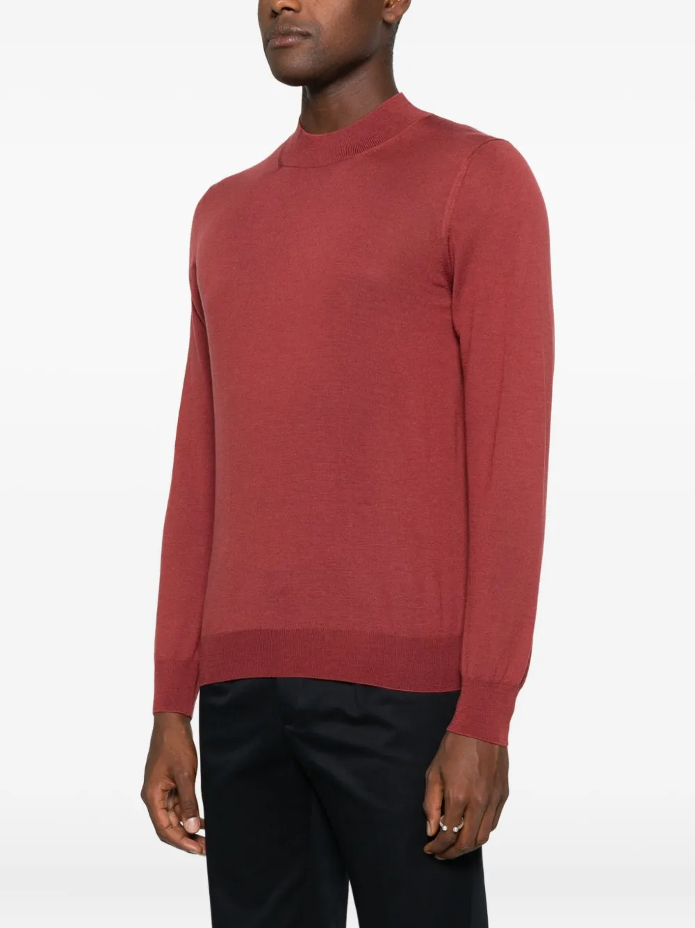 Gran Sasso Crew-neck Sweater In Red