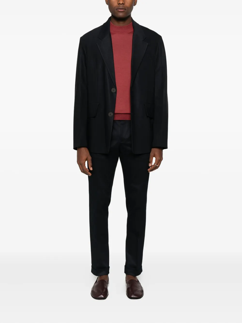 Gran Sasso Crew-neck Sweater In Red