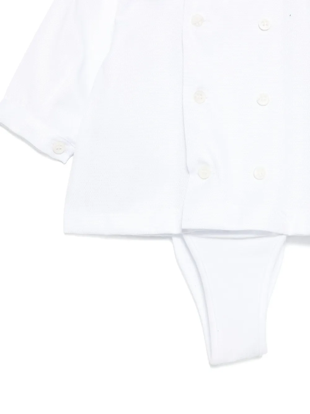 La Stupenderia Plaid Shorts (set Of Two) In White