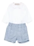 La Stupenderia plaid shorts (set of two) - Blue