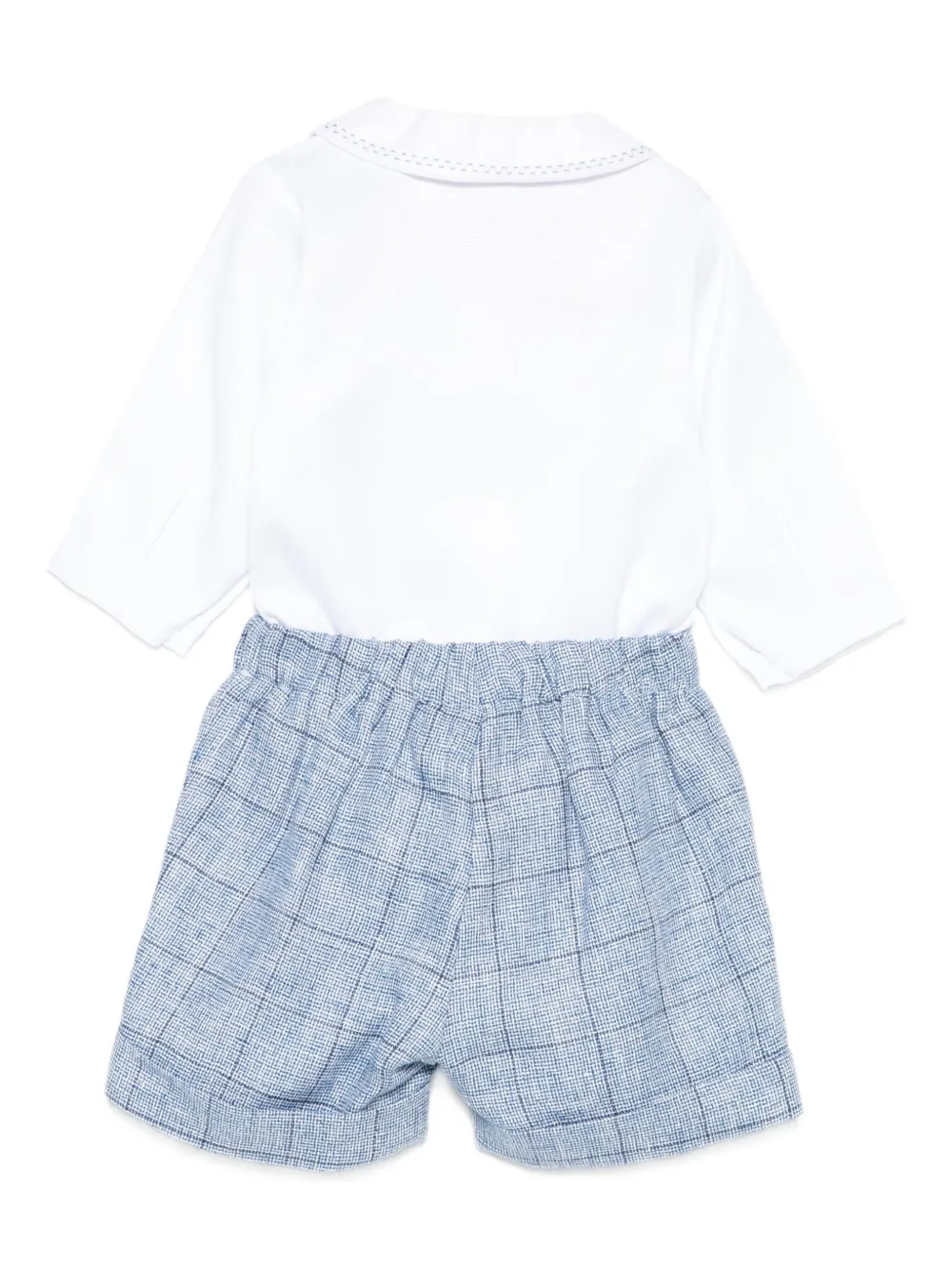 La Stupenderia plaid shorts (set of two) | Babygrow Sets | Image 2