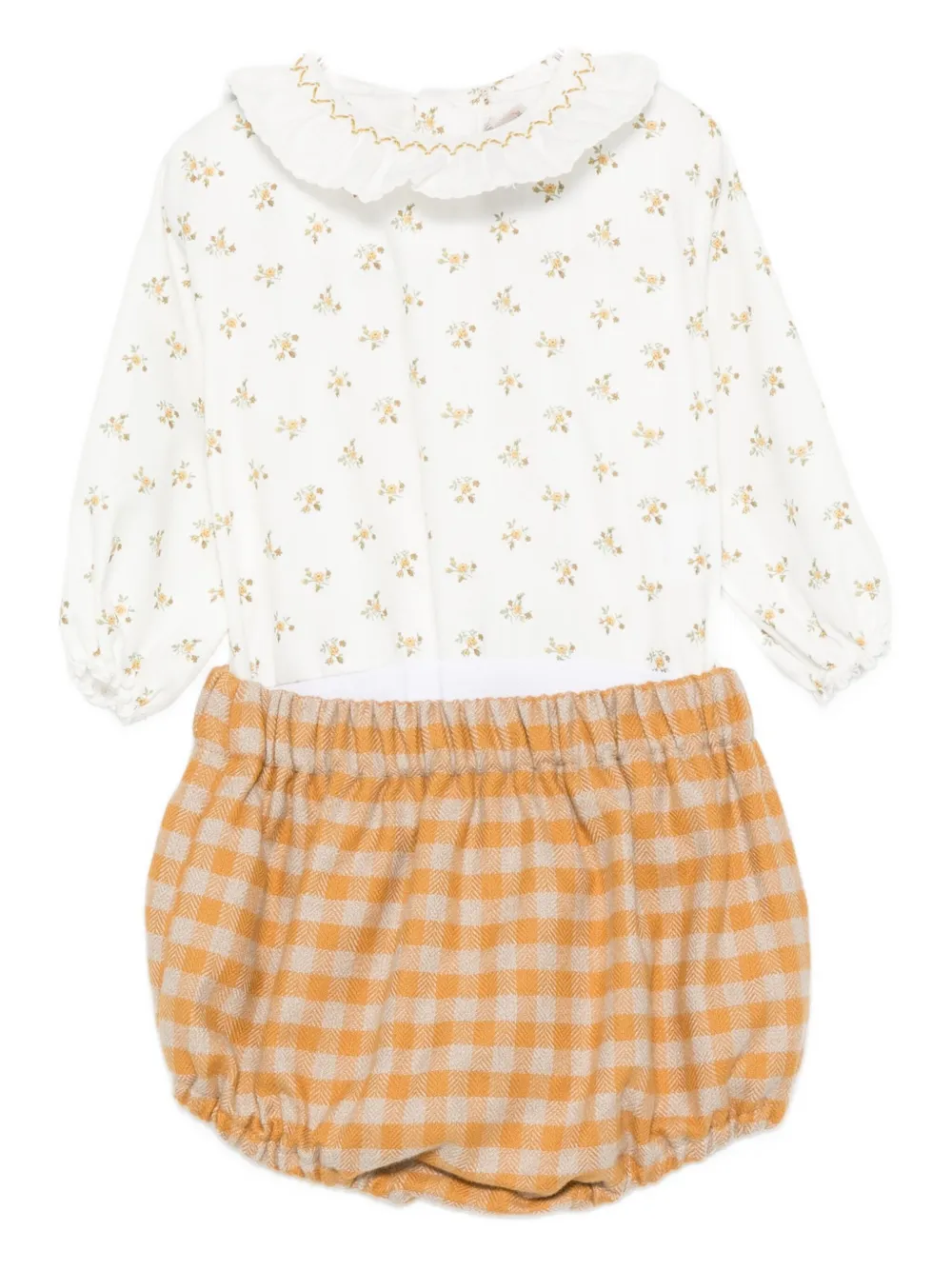 La Stupenderia checkered shorts (set of two) | White | Image 1